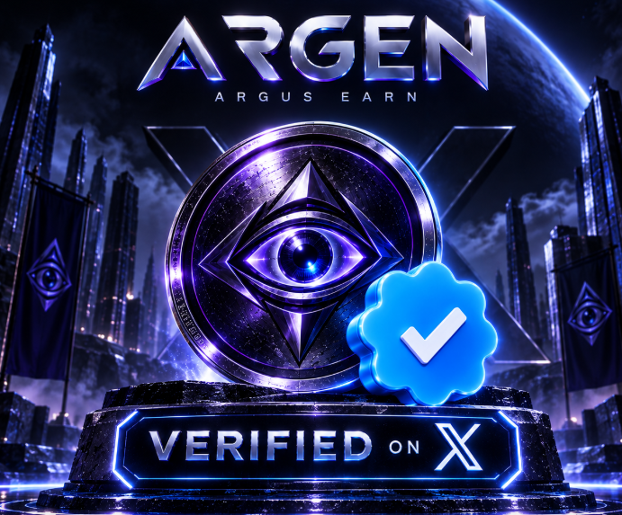 Argen_arc's tweet photo. $ARGEN is officially verified on X☑️

The thesis remains unchanged

Hold ARGEN. Earn ARGUS.

We’re just getting started🌀 https://t.co/3Rme3fPfAZ