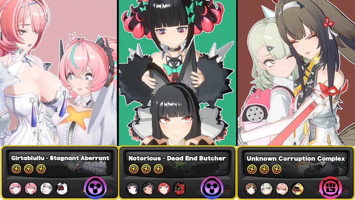 TKSc0re's tweet photo. Literally, the best Void Hunter teams include one member of AOD 🫰

#zenlesszonezero #zzzero https://t.co/k5nHzvx09n
