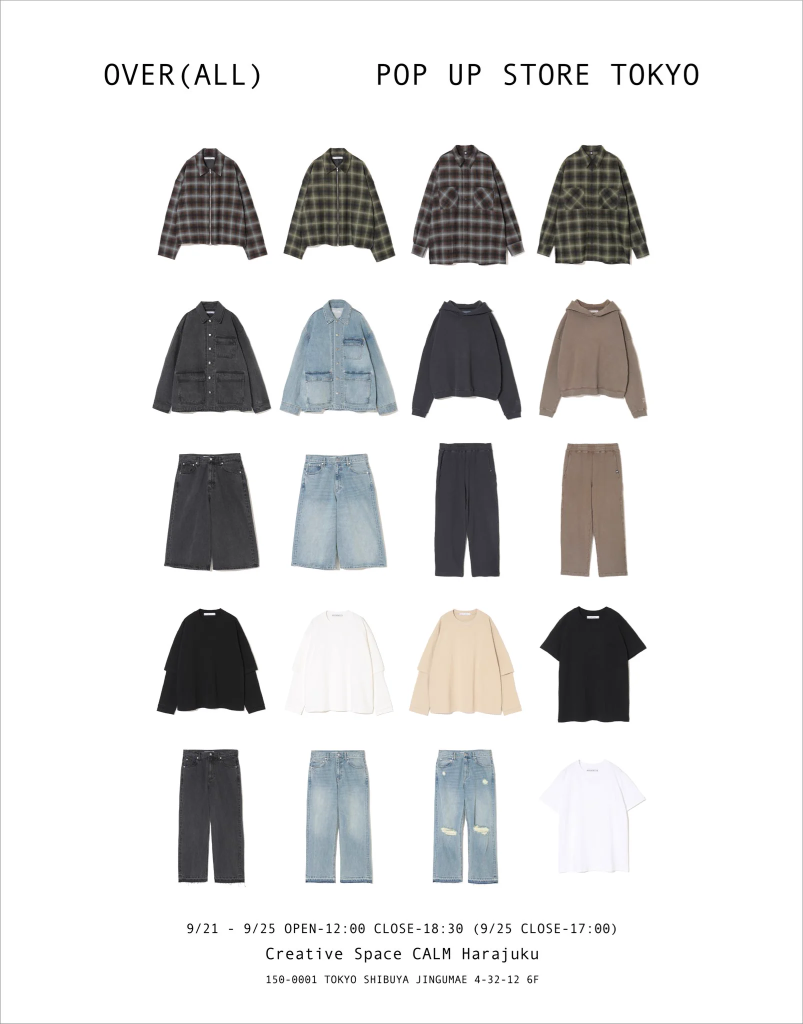 OVER(ALL) (@overalltokyo) / X