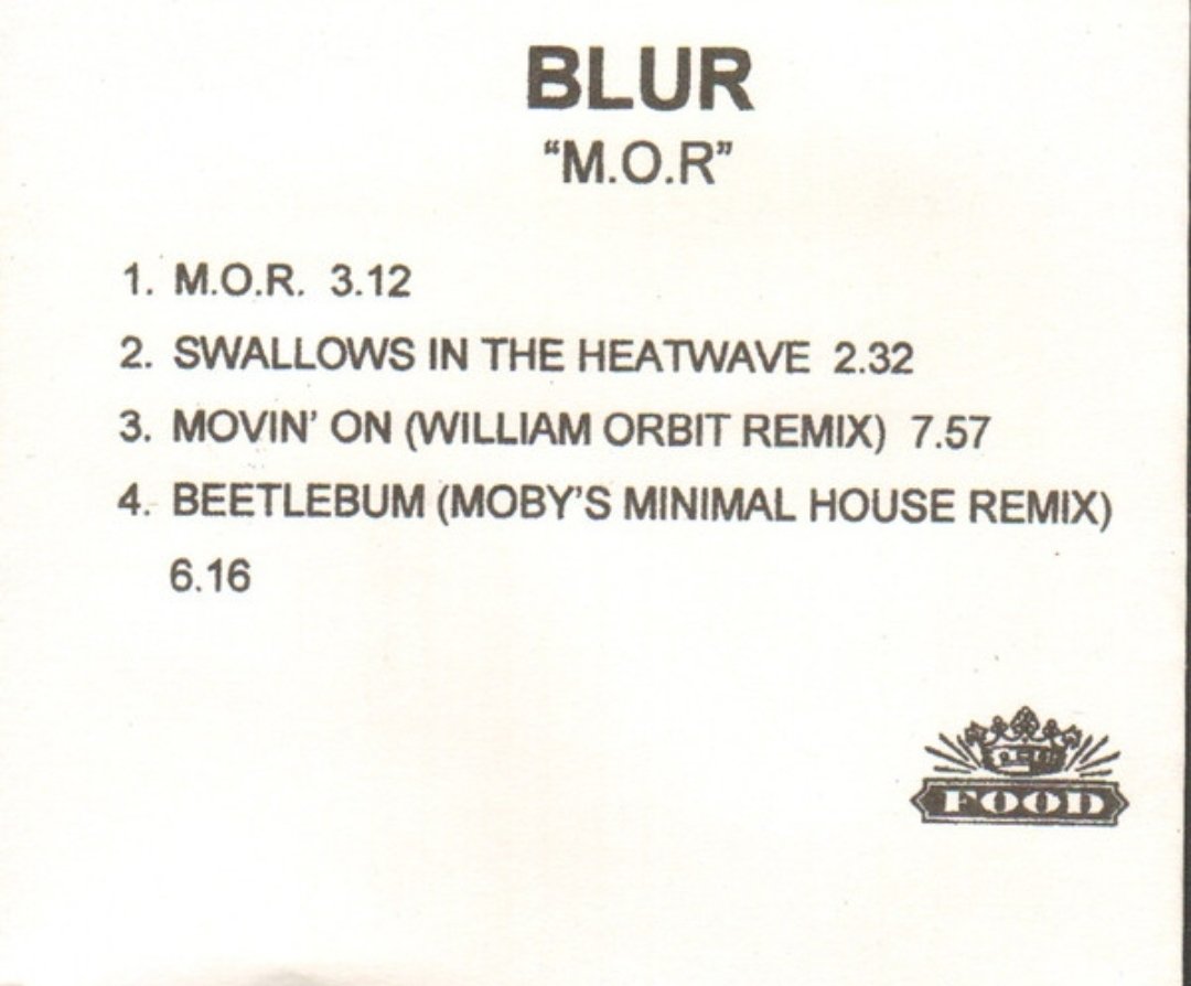 blurfanclub's tweet photo. Released on this day in 1997, M.O.R.

#blur https://t.co/pTMlvNBpk4