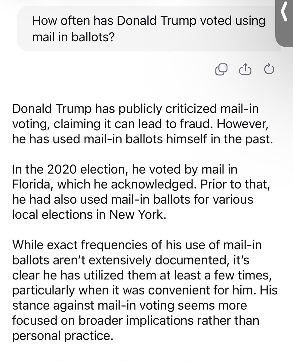 Deefree231's tweet photo. @NotHoodlum You’ve voted using a mail in ballot for plenty of election https://t.co/cDEZSWy3Yc