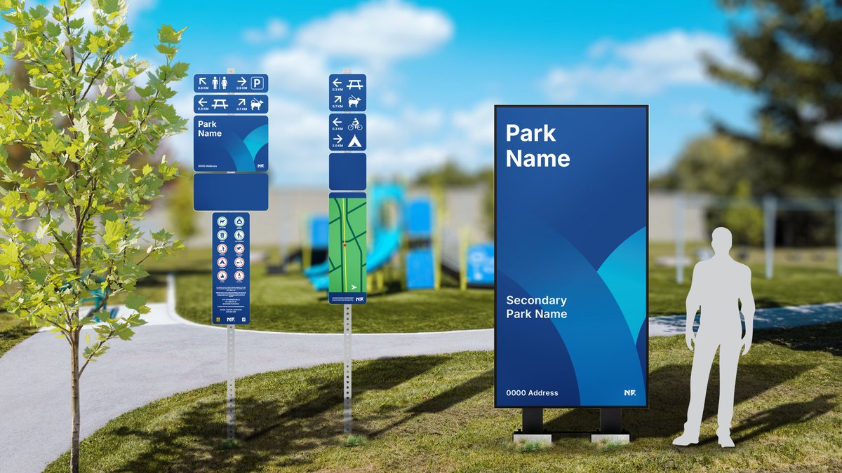 NiagaraFalls's tweet photo. Help shape the future of park and trail signage in Niagara Falls! 🌳

The City of Niagara Falls is updating park and trail signage to help residents and visitors navigate our parks and trails with ease. 

We're looking for feedback on: 
✅ Sign designs
✅ Directional Wayfinding
✅ Types of information to be included on signs 
✅ Any ideas that could make it easier to navigate parks and trails 

Share your preferences and feedback by Monday, October 5, 2026: https://t.co/8sWh5sXCMA