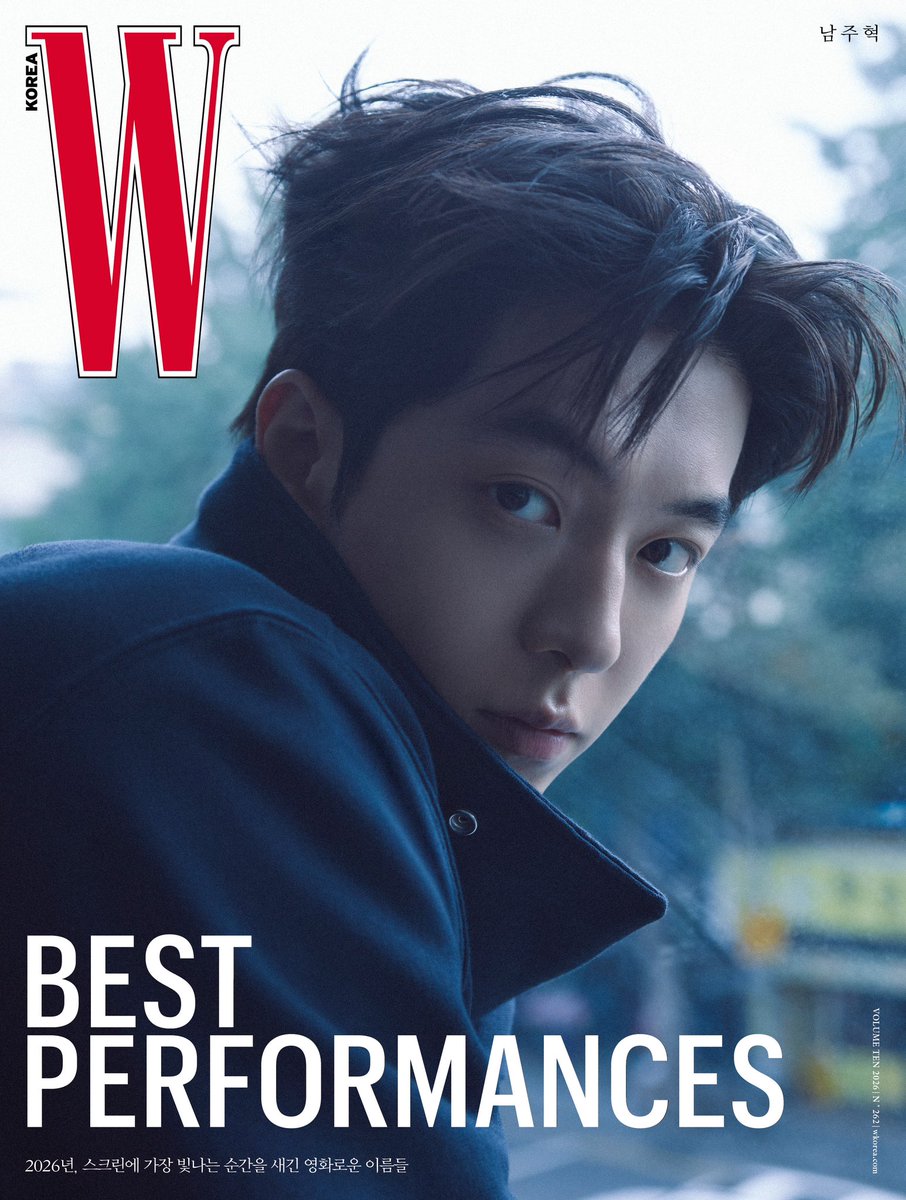 NamjoohyukTH's tweet photo. [Magazine] พบกับนัมจูฮยอกบนปกนิตยสาร W Korea ฉบับ Vol.10 เดือนตุลาคม 2026 ฉบับพิเศษ 'Best Performances' ฉบับที่รวบรวมช่วงเวลาปัจุบันที่เปล่งประกายของเหล่าคนดังที่น่าจดจำ 

ช่วงเวลาเปลี่ยนผ่านที่สำคัญของนัมจูฮยอก จากหนุ่มวัยรุ่น สู่หนุ่มวัย 30 💖

#NAMJOOHYUK #남주혁 #นัมจูฮยอก https://t.co/42tJF335D9