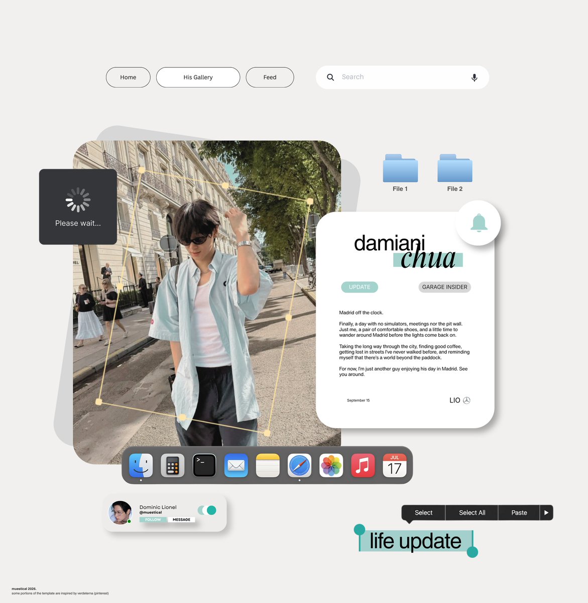 muestical's tweet photo. ⠀

⠀⠀⌕  ⸢ sns update  𓄴  location disabled
⠀  ﹫  https://t.co/UNjHjra4gZ﹑18:15
⠀⠀⚲   Madrid, Spain

⠀⠀ https://t.co/ar7hNhoSI8