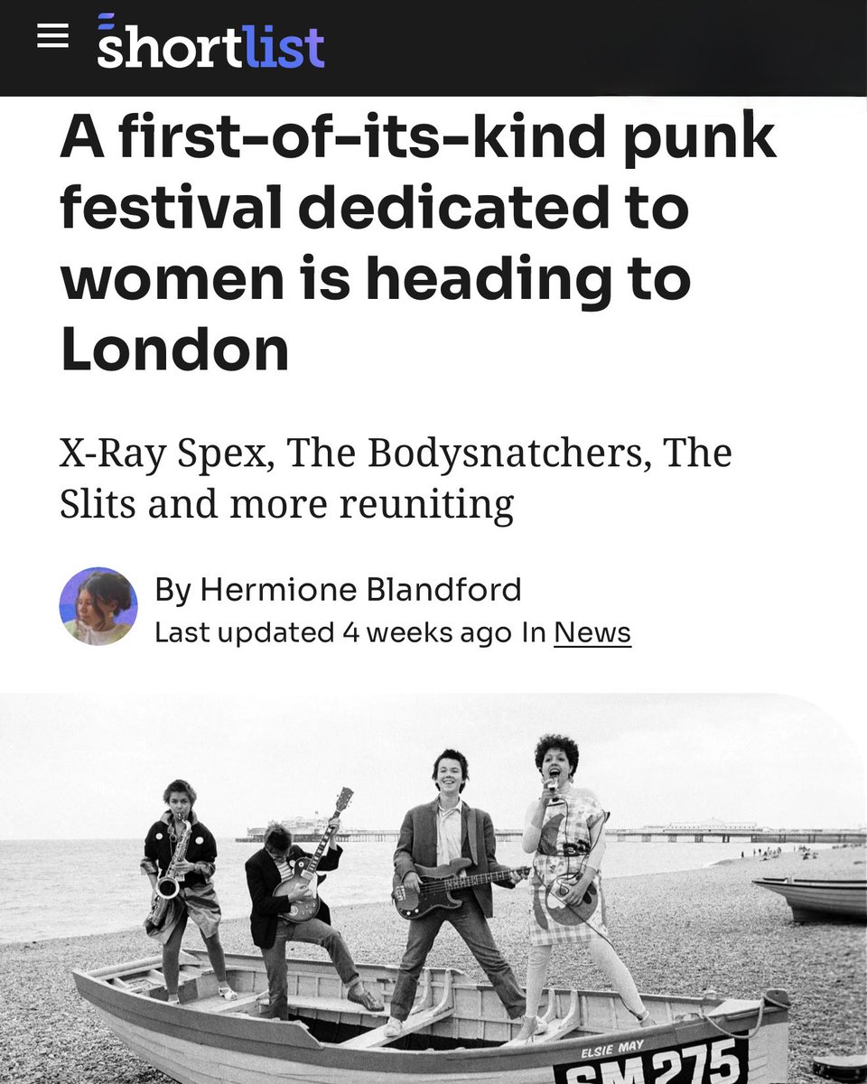 logic_essential's tweet photo. 📢 Thank you @ShortList 💙🎷 
.
https://t.co/XyvJax4wxT
.
#essentiallogic #shepunks #xrayspex #polystyrene #loralogic https://t.co/uSJNDg1ewV