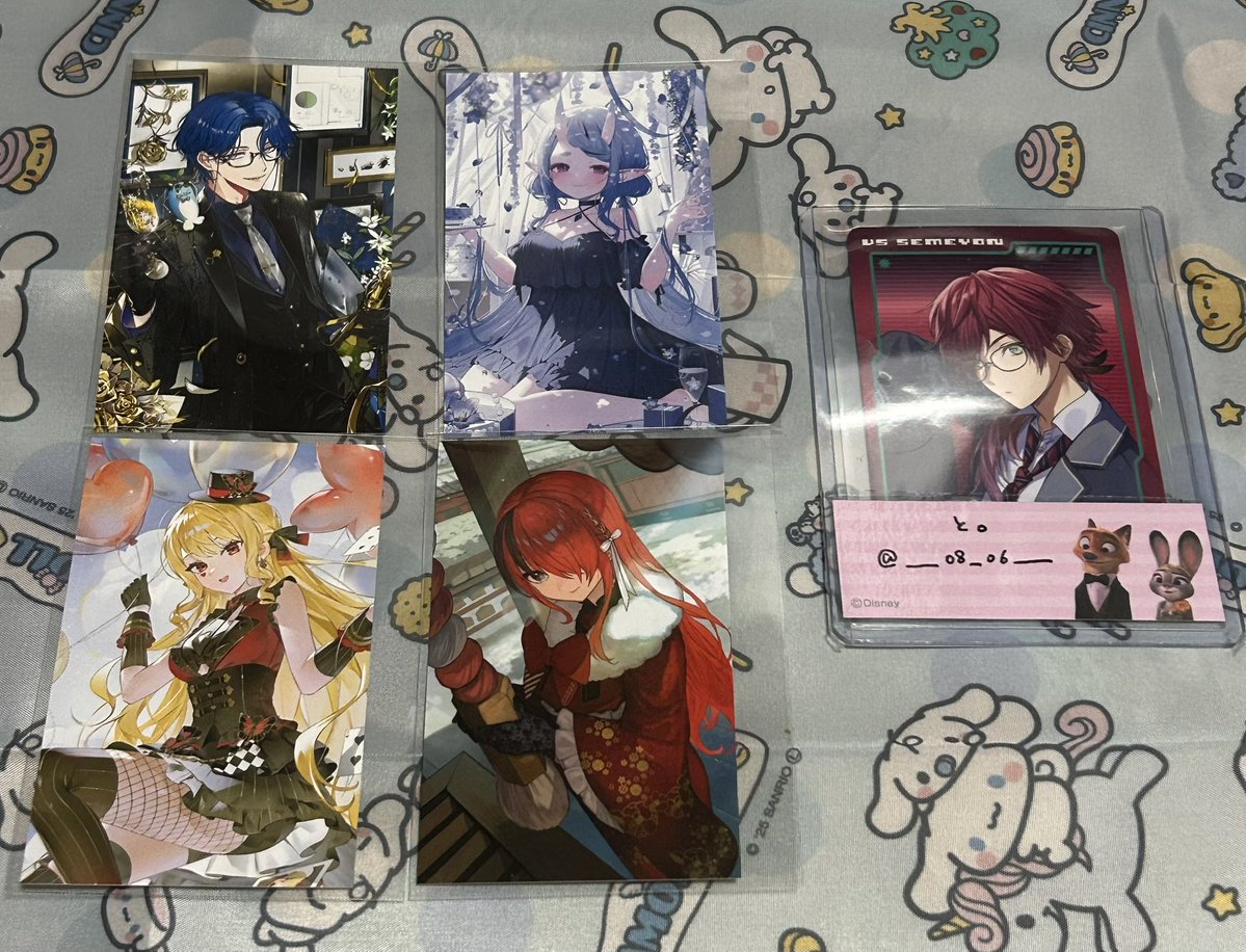____08_06____'s tweet photo. @no_TL 【交換】 にじストア 6周年 メモリアルグッズ チェキ風カード ノスタルジアコレクションカード

譲：画像1,2枚目 🗝🐍、💡、🍵、📿🍔、🥼🌱😺 、🍶⚜️、❤🦋、❤️‍🔥
求：画像 3,4枚目 (🗝️💸＞＞♦︎☕️)

郵送でのお取引のみ。
1枚からでもお気軽にお声掛けください。
よろしくお願いいたします。 https://t.co/Ov87WzWcRc