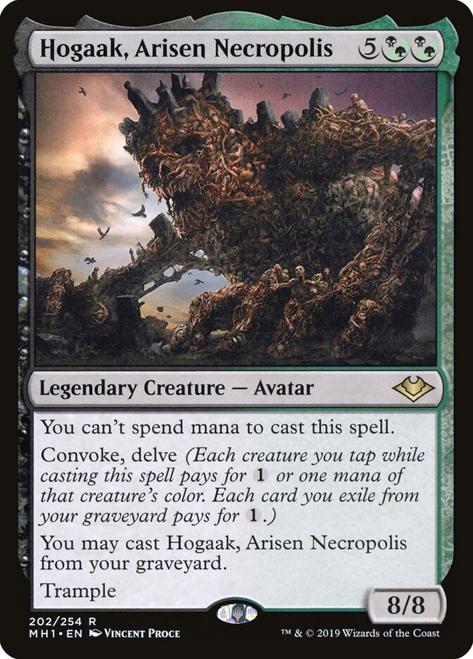 TheManLandTCG's tweet photo. In magic there was this card named hogaak it caused for multiple events and months of play to be completely unplayable and several bans tried to attack the deck by banning other cards instead of it. Hogaak ended up banned alongside many other cards, let me show u riftbound hogaak https://t.co/xYfSHrpL93