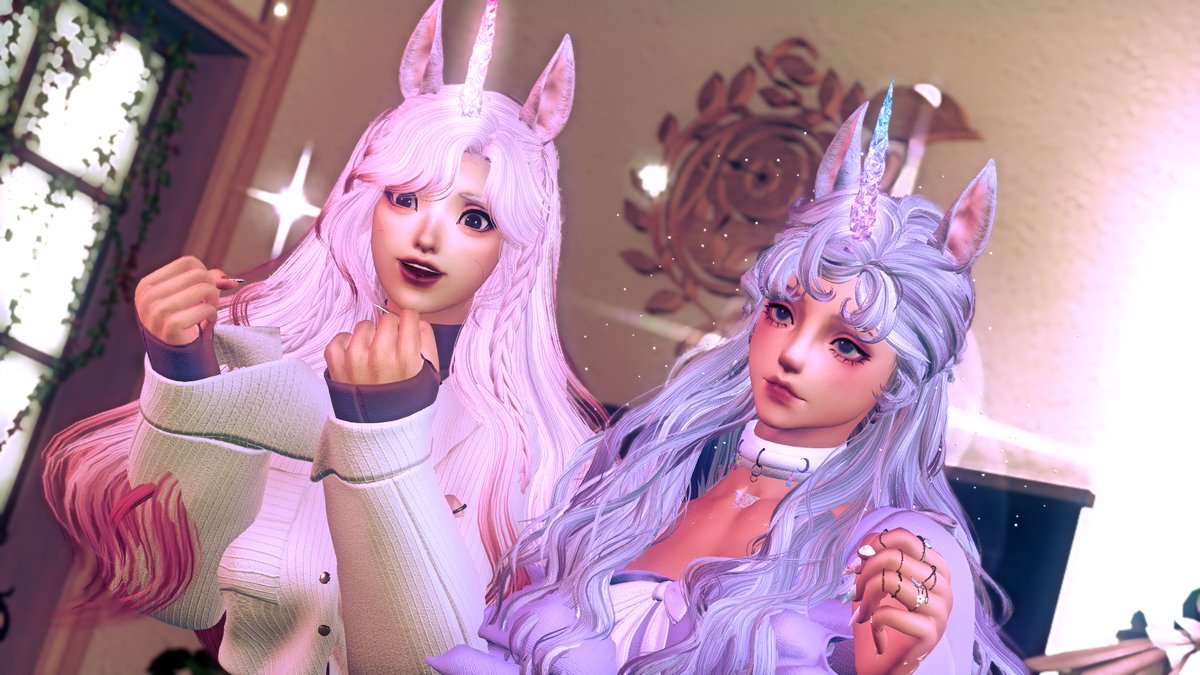 _ChiaChai_'s tweet photo. Peony and Pearl, Unicorns stick together~✨ https://t.co/G1rJqxLond