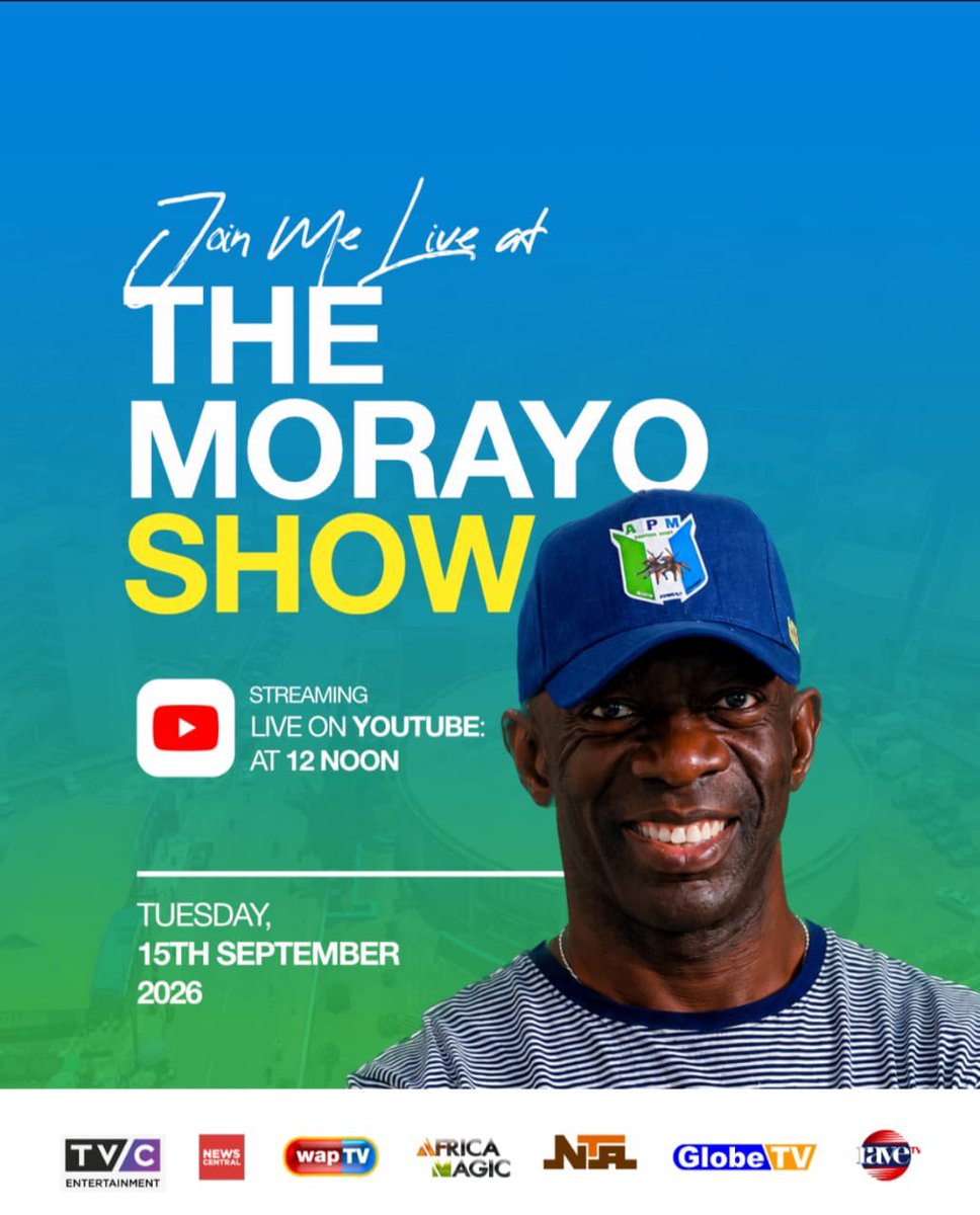 adekanmbi_bimbo's tweet photo. Thank you, Oyo State, for joining me on Arise News this morning! 

If you missed that, don’t miss this one. I’ll be live on The Morayo Show today, streaming on YouTube at 12 noon. https://t.co/PxImWUpvk2