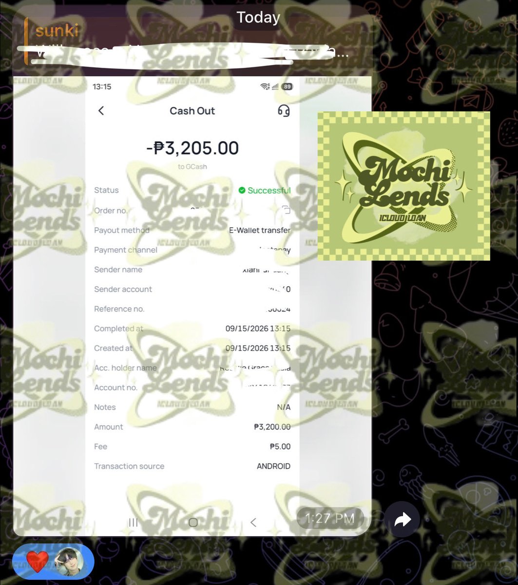 mochilends_'s tweet photo. 🍃1st Approved today! 09/15/2026
Final loan amount ₱ 3,200 | 15 days term
~ Client via Facebook https://t.co/3X9hztEmIA