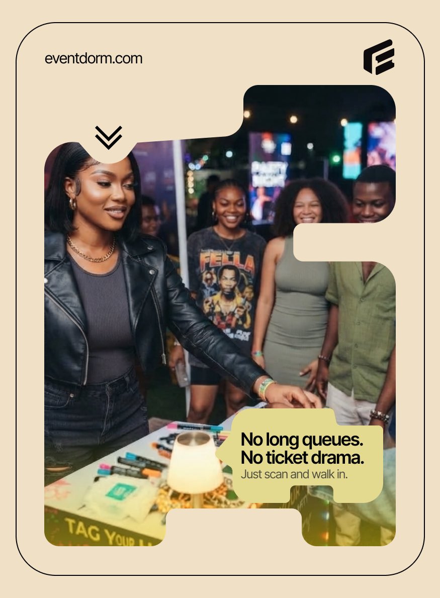 eventdorm's tweet photo. Getting into an event shouldn’t feel like another event.

With EventDorm, your ticket gets scanned, verified and you’re in. https://t.co/HFy3PDST2F