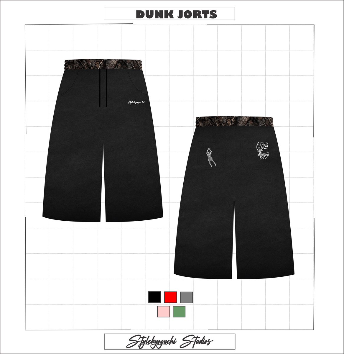 Th3oguchi's tweet photo. So I designed this for hoopers … inspired by the game 🍀🏀

DUNK JORTS ✨❄️ https://t.co/MPmVIHo1cD