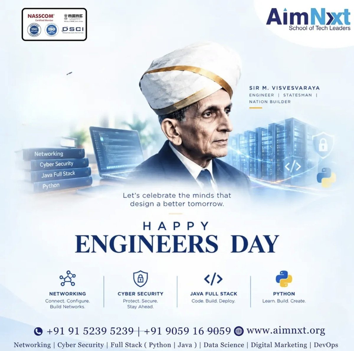 Arvethbatur's tweet photo. Today, we celebrate the visionaries, problem-solvers and future experts who are shaping tomorrow🏆

Happy Engineers' Day!🚀

Building Tech Experts🎯

#HappyEngineersDay #EngineersDay #BuildingTechLeaders #Engineering #TechLeaders #Networking #CyberSecurity #Python #JavaFullStack https://t.co/kF5dHJNngK