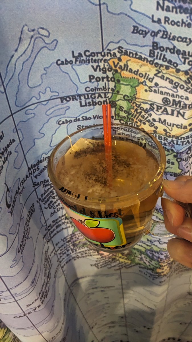 Sminichino1970's tweet photo. Good morning!  Have a productive #Tuesday #TwoRedStirrers   ☕❤️  My heart has made her way to Portugal. 🇵🇹 🌊🛳️🧳 Make good choices baby girl ❤️ #SemesterAtSea #SASF26 https://t.co/naPTJT93gj