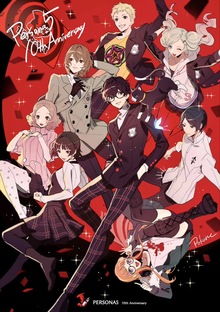 PokomeP's tweet photo. 🌟10th Anniversary！🌟
#ペルソナ5 #persona5 https://t.co/fugpMVpLeL