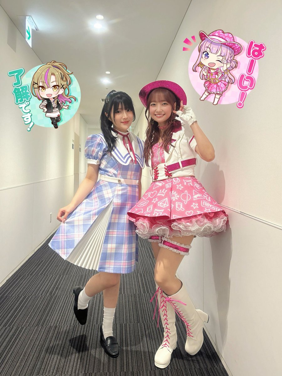 aaanna1205's tweet photo. シャインポストで一番最初に好きになった曲が「Sweet Surrender」なのですが､まさか蛍さんと2人でこの曲を歌う日が来るなんて思いもしませんでした。
一緒に歌わせていただけて､本当に光栄です。
大橋彩香さん､ありがとうございました✨🩷

#シャインポスト #BSF2026 https://t.co/evBqPlDpHy