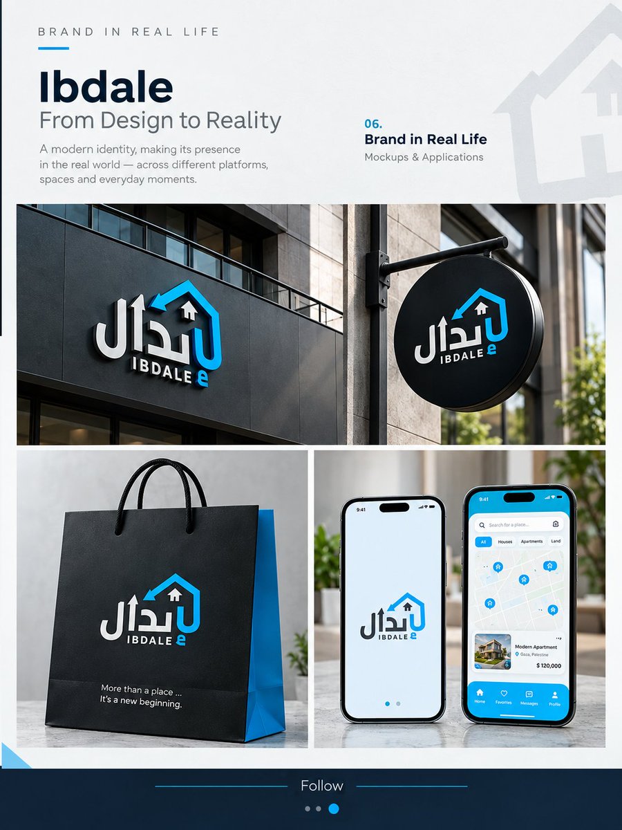 saherjal2's tweet photo. IBDAL — Real Estate Brand Identity 🏢

A complete branding and digital experience created for a modern real estate company.

 #Branding #RealEstateBranding #VisualIdentity #LogoDesign  #UiUxDesign https://t.co/Hzqd7Yj7MG