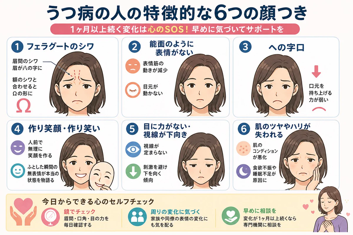 うつ 病 顔つき