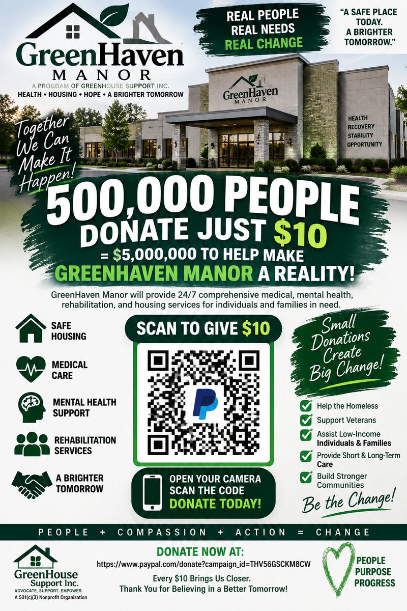 gh_supportinc's tweet photo. IT'S $2 TUESDAY!!
LET'S START TODAY OFF WITH A $2 DONATION TO HELP THOSE IN NEED! TAP THE LINK OR GO TO ZELLE OR CASH APP DONATE NOW!!

https://t.co/pR5U3jinaH

ZELLE: info@greenhousesupport.org 
Cash App: $GreenHouseSppt2021 

MAKE A DIFFERENCE IN SOMEONE'S LIFE!! https://t.co/2DOSHDCrq4