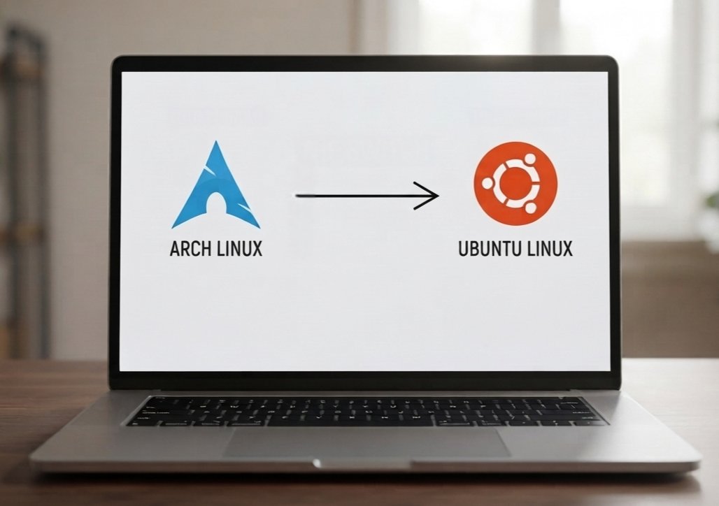 Awantika__singh's tweet photo. After a hard realisation, I switched from Arch to Ubuntu @ubuntu

Like many, I thought jumping straight from Windows to Arch Linux was the ultimate flex.

Decided to take a step back and switch over to a beginner-friendly distro like Ubuntu first. 

Did I do right? https://t.co/1NLa379Gas