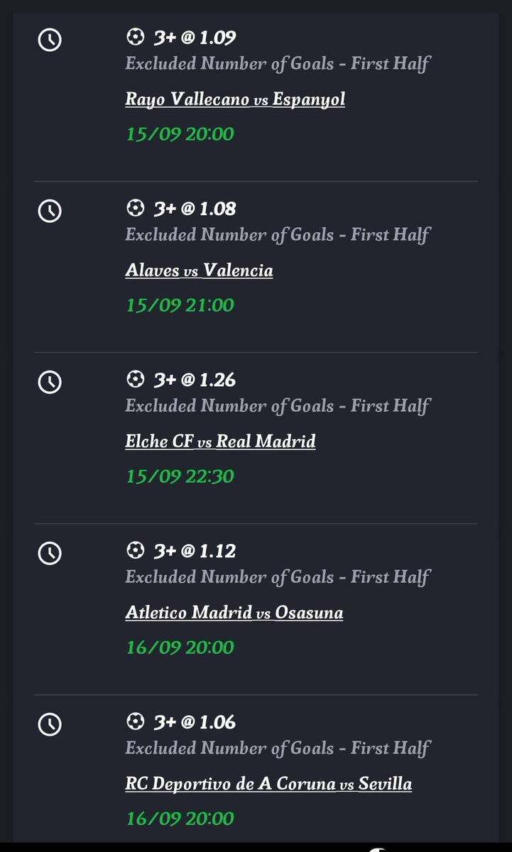 BabaPreciousM's tweet photo. No 3 Goals 1st Half💚☑️

500 Odds

4RCXX7

#Sportcode https://t.co/jPniJWvlRD