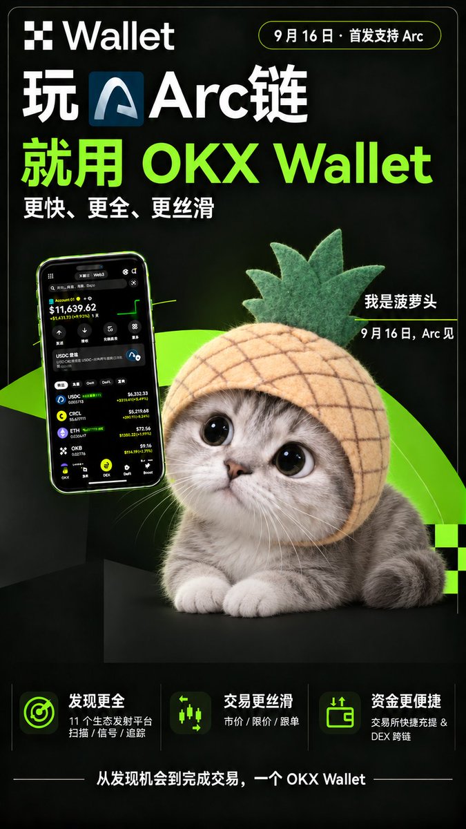 lin_btc's tweet photo. 9月16日，@arc 开链第一天🔥 

OKX Wallet  发现、交易、充提、跨链一站搞定
开链即用，丝滑

都在蹲arc了，明天又是打打杀杀的一天！
@OKXWallet_CN https://t.co/YLcd0QS16h