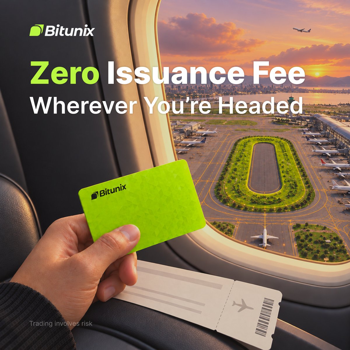 BitunixOfficial's tweet photo. Your journey starts before takeoff.

Start with Bitunix Card and zero issuance fee, wherever you’re headed next.

And bring a friend along: refer them to get 10 USDT, while they get 5 USDT.

👉 Get your card today: https://t.co/EE3XRxANoM https://t.co/fF8BJXTO3f