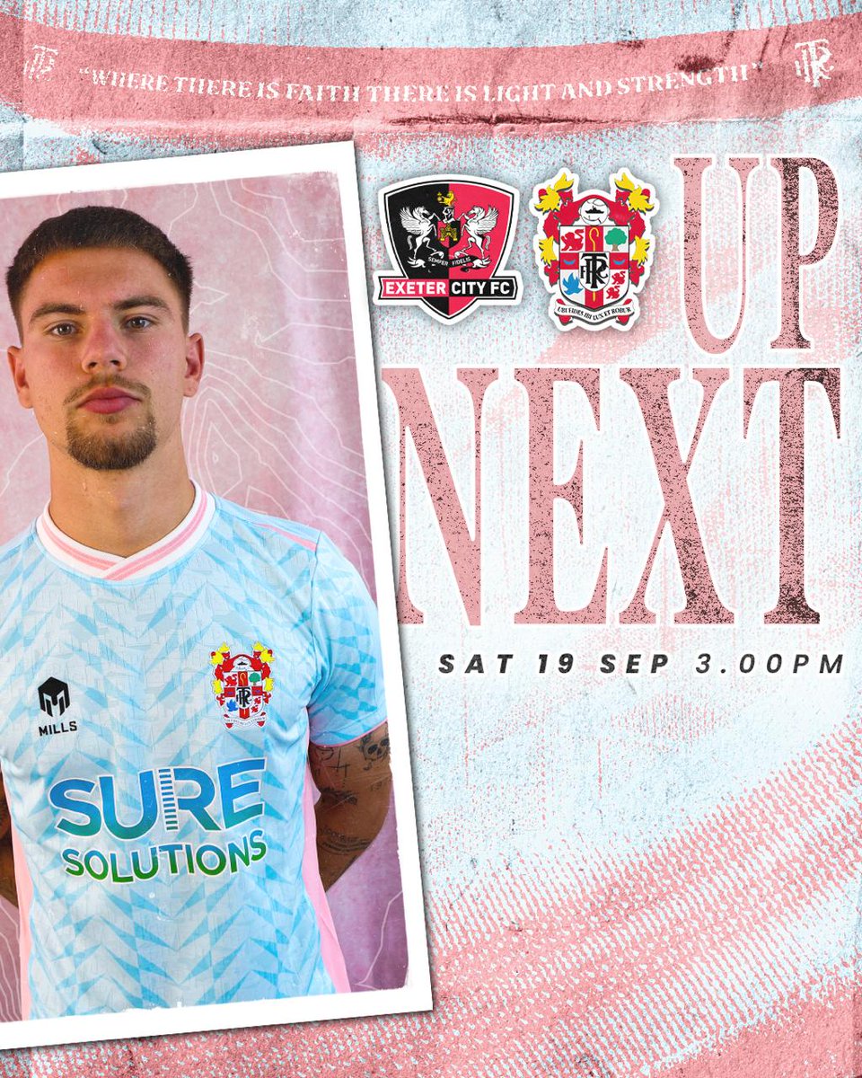 TranmereRovers's tweet photo. 🔜 Up next, we look to bounce back against Exeter City.

https://t.co/PkGHuoGDV0

#TRFC #SWA https://t.co/IQf3Q7QfPW