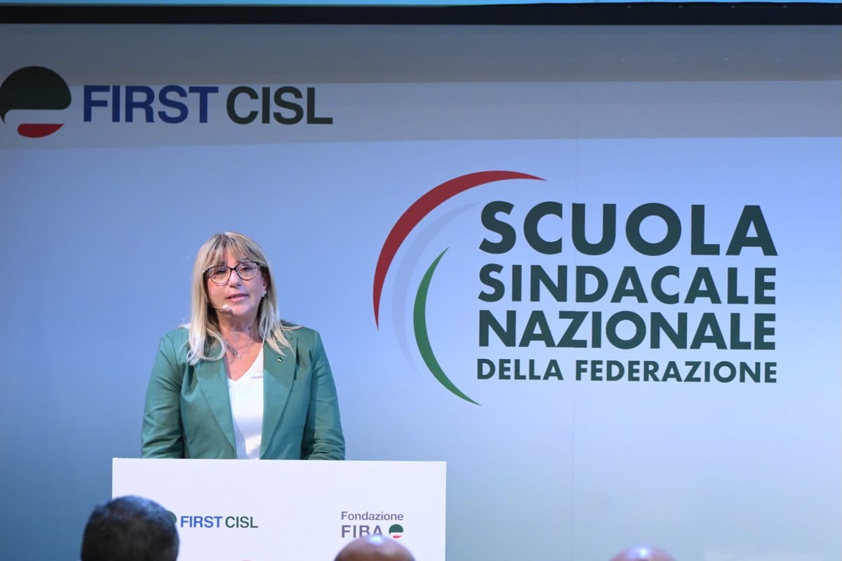 CislNazionale's tweet photo. #DanielaFumarola ad evento First Cisl: «La ricchezza dei più ricchi è fatta di azioni, di quote di imprese, di titoli. Quella di tutti gli altri è fatta della casa in cui vivono e di qualche risparmio sul conto. Da quando le borse hanno ripreso a correre, chi aveva capitali finanziari ha visto crescere il proprio patrimonio; chi aveva soltanto la casa e uno stipendio è rimasto fermo, e l'inflazione ha fatto il resto. Un Paese in cui conta più da chi nasci di quello che sai fare non è soltanto un Paese ingiusto: è un Paese che spreca il proprio talento, e per questo non cresce». 
@FirstCisl #Cisl #Crescita #Diseguaglianze