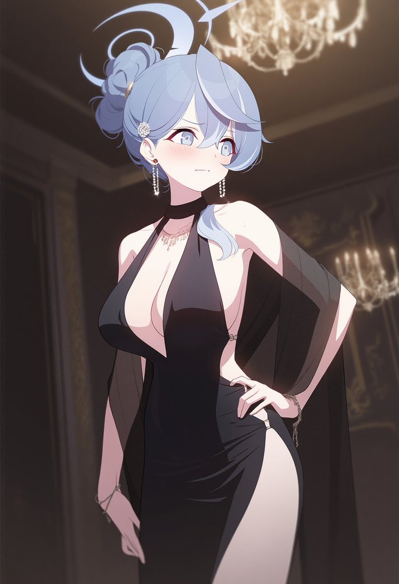 hdodo_'s tweet photo. ブラックドレスのアコ https://t.co/MiVjxNGFwW
