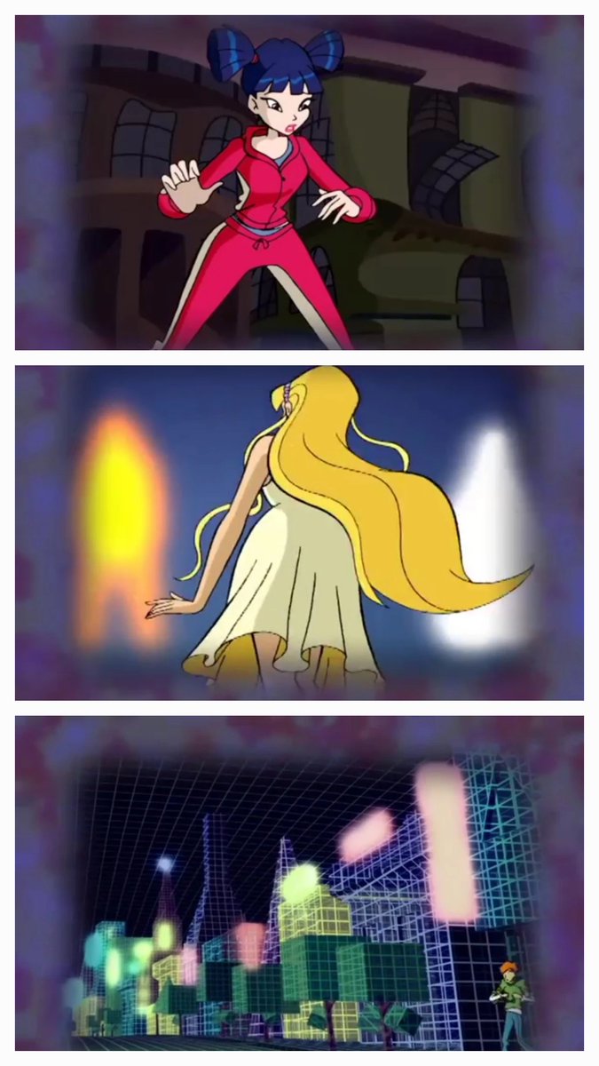 Wingsofdreamix's tweet photo. S3 they make the same 3 winx (Musa, Stella &amp; Tecna) go through the golden labyrinth that have the nightmare in s1e16 https://t.co/5dlEXFF0HE