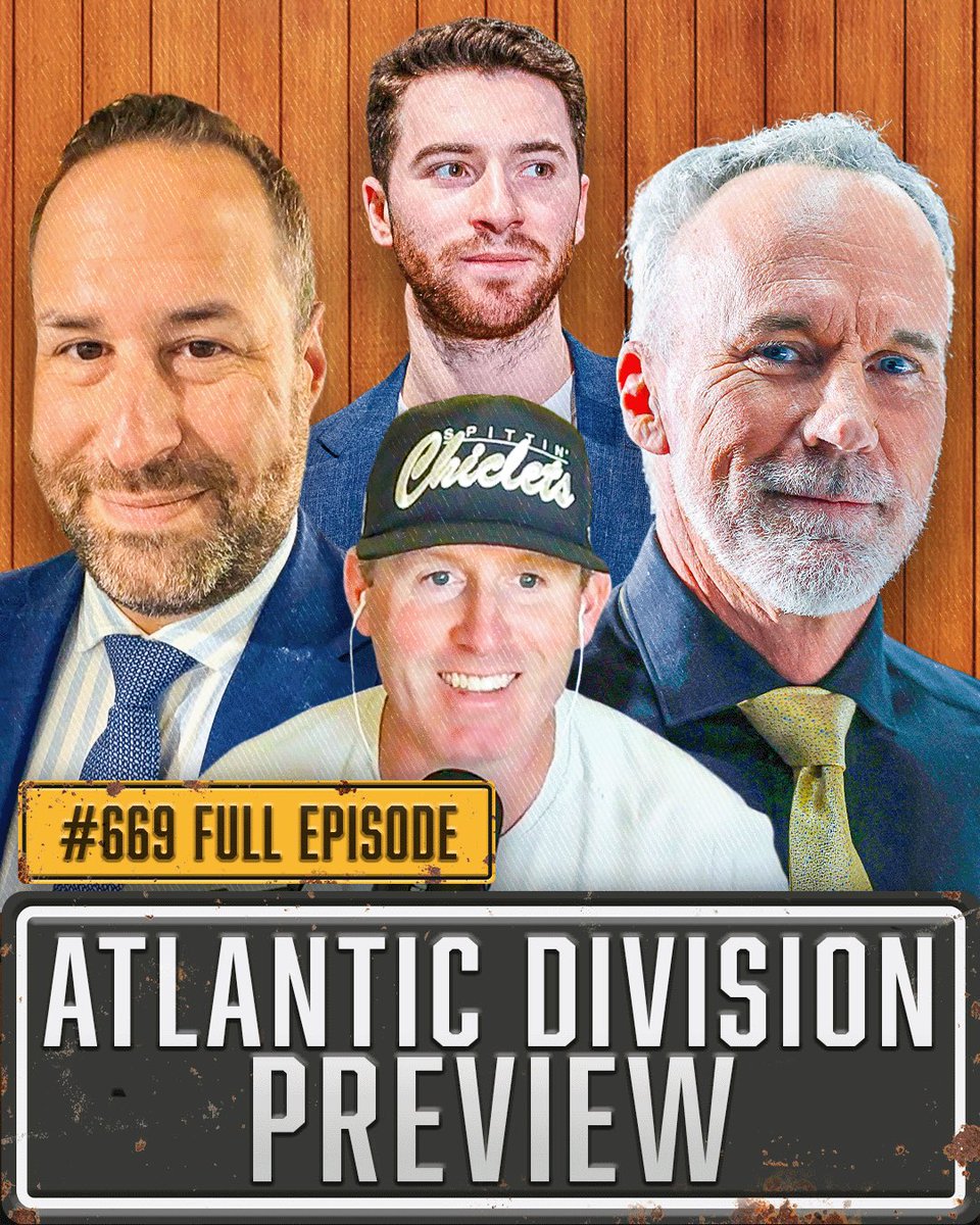spittinchiclets's tweet photo. Spittin’ Chiclets Episode 669 featuring Jeremy Swayman, @Buccigross, and @EricEngels 

- Grinnelli’s Wedding 
- Growing Up In Alaska
- What’s Next For Larkin?
- RIP Barry Melrose
- Atlantic Division Preview
- RA’s World

++ tons more

Presented by @pinkwhitney

https://t.co/TQBESRO0x8