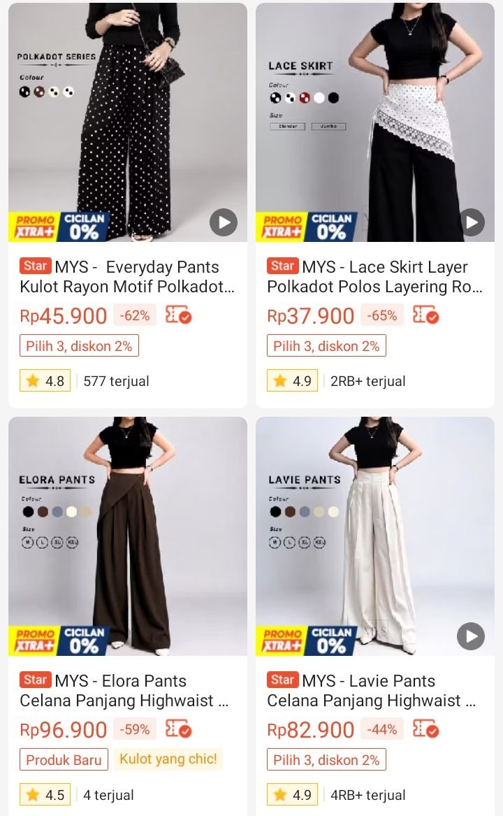 miskahsukamanis's tweet photo. Cihuyyyy nemu toko celana dan rok yang cakepp poll, bisa dipakai untuk ootd an dan bisa juga dipakai untuk kerja/kuliahhhh, yuk co² 😋💓 https://t.co/E04I3krAYr