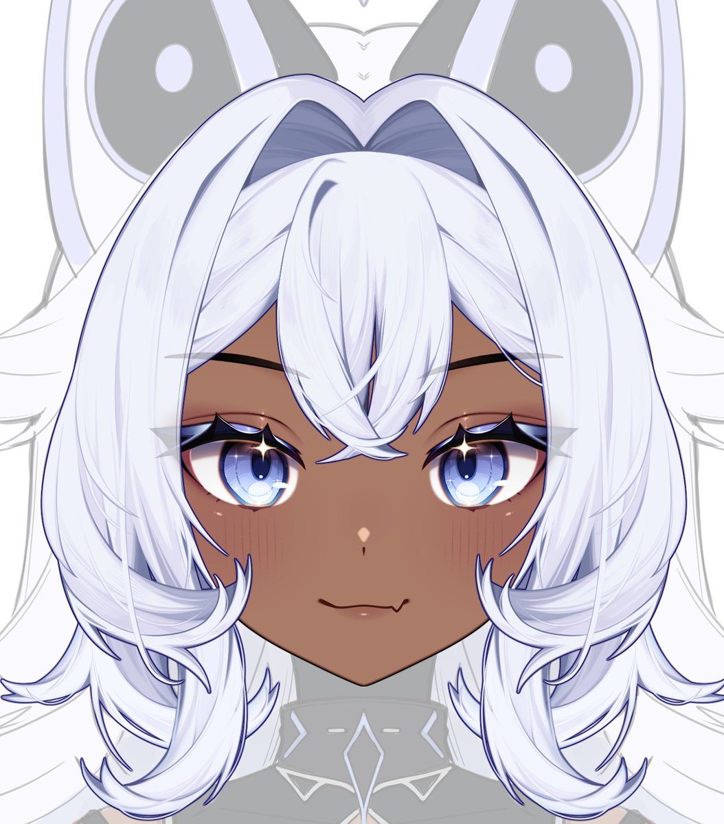 MarshPanda's tweet photo. More WIPS!
Still need to do cleanup and proper lineart, but we're getting there 😊

Vtuber : @/Wyndreya https://t.co/J0W9bguKSO