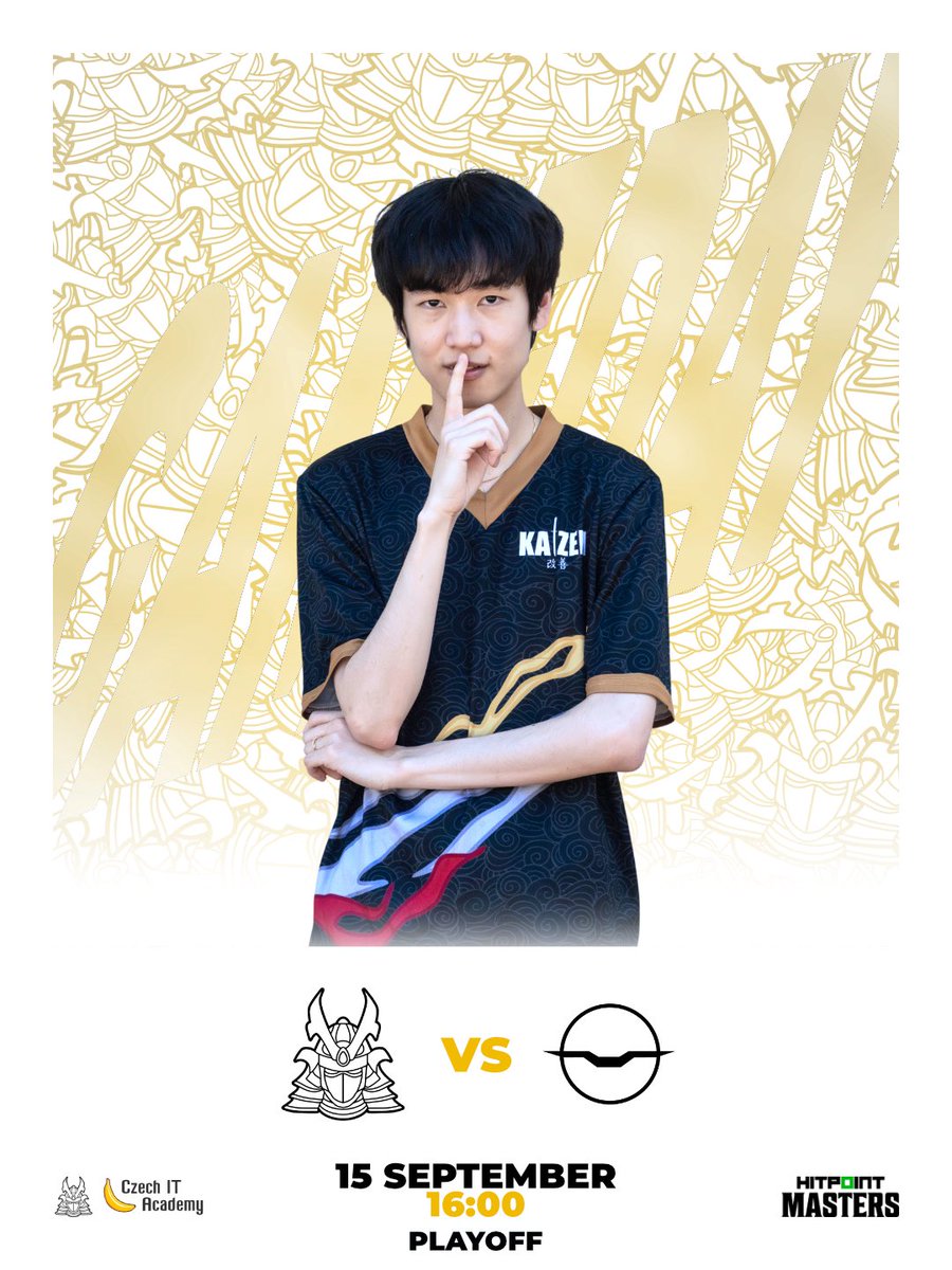 CitaKaizen's tweet photo. UPPER BRACKET FINALS. ⚔️

Today at 16:00, we face Nightbirds with a spot in the Grand Final on the line.

One series. One goal. 
THE GRAND FINAL. 🏆

🆚 Nightbirds
⏰ 16:00
🎟️ Winner advances to the Grand Final

Time to step up!

#KAIZENEMEATRIP https://t.co/CsD4olpjdX