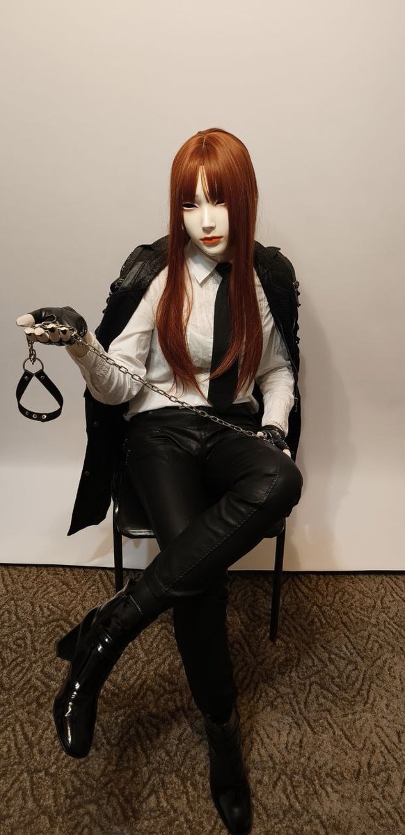 KrINS13's tweet photo. An original vision of Makima's image. Would you like to bind yourself with the chain of obedience? Part 2 in the comments.😉😎
#mask #着ぐるみ #cosplay #kigurumi #コスプレ #KigCosplay #kig #makima https://t.co/6ckticoxtx