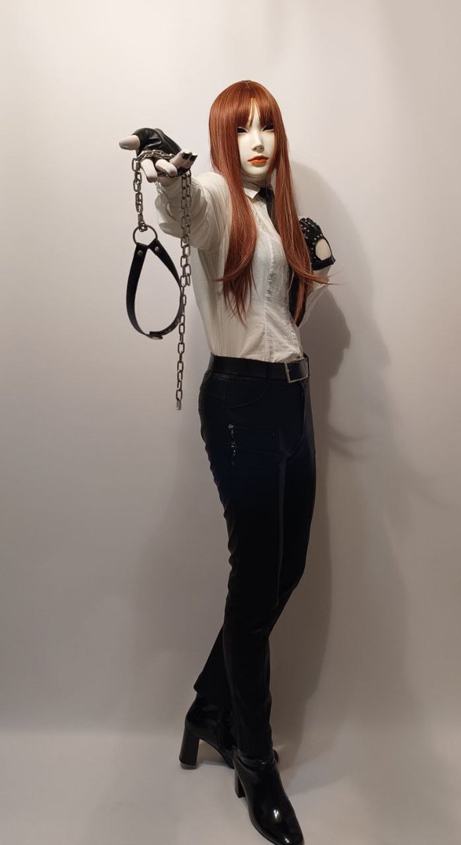 KrINS13's tweet photo. An original vision of Makima's image. Would you like to bind yourself with the chain of obedience? Part 2 in the comments.😉😎
#mask #着ぐるみ #cosplay #kigurumi #コスプレ #KigCosplay #kig #makima https://t.co/6ckticoxtx