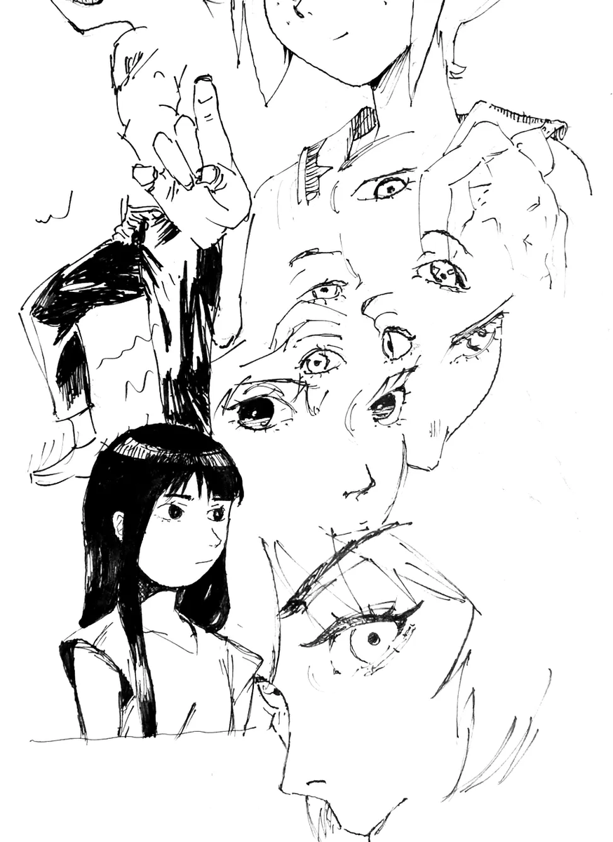 mokutsu_apu's tweet photo. アナログ練習
#らくがき https://t.co/LAVLqQKwI1