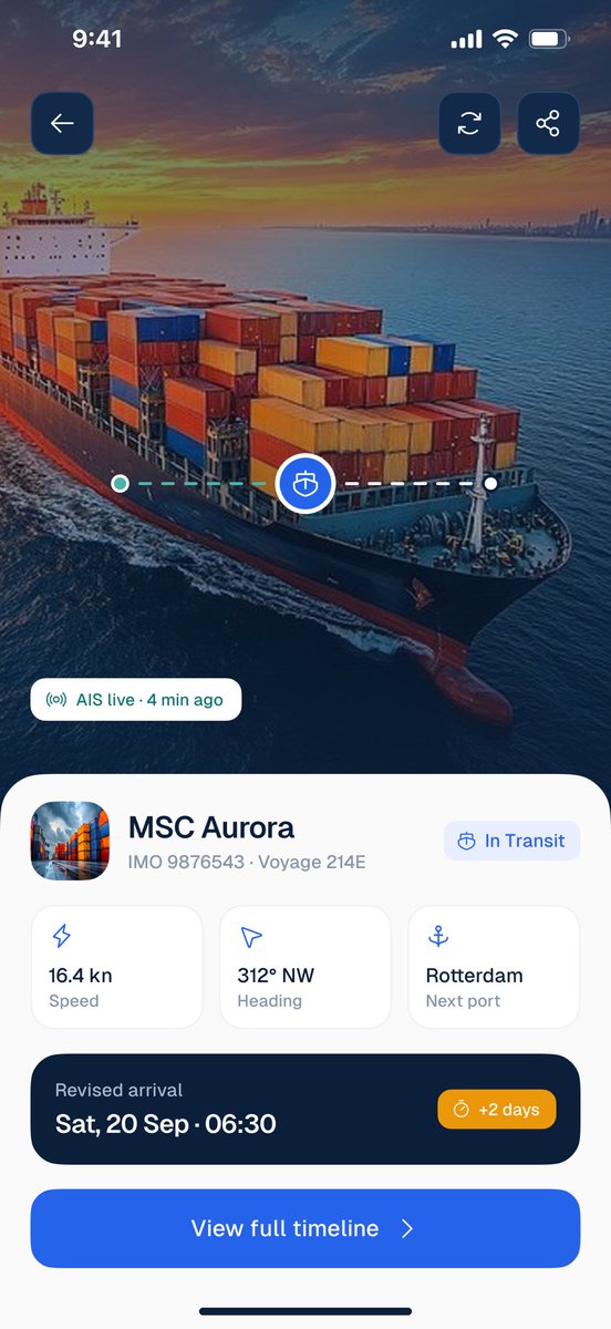 tp_dapson's tweet photo. A closer look at how I designed CargoTrace to turn complex shipment data into something easy to navigate. 🚢

Designing the details nobody sees until something goes wrong. 👌🏾

📆 Open to new design projects https://t.co/XeeNkdOVlJ