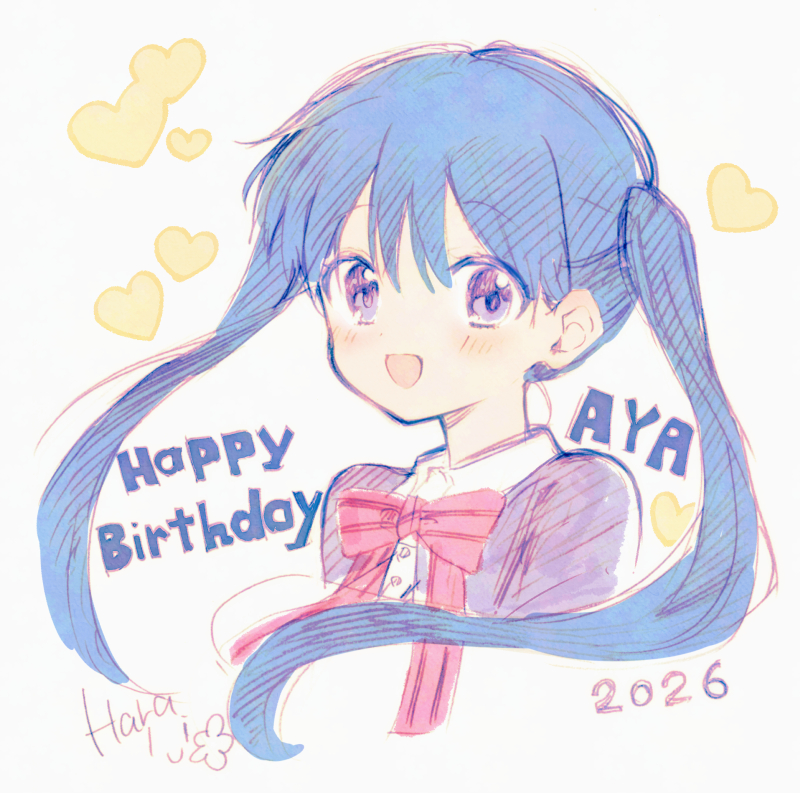 _harayui's tweet photo. HappyBirthday　AYAYA🎂✨
今年もお祝いありがとうございます！
シャーペンらくがき
#kinmosa
#小路綾生誕祭2026 https://t.co/Kjj191ejgI