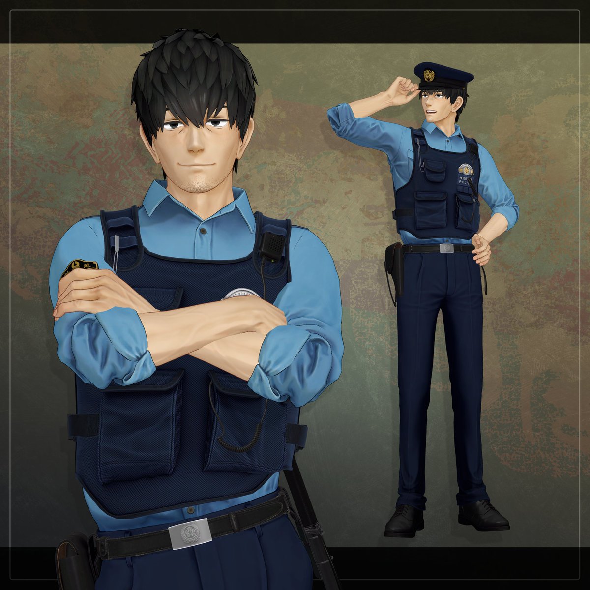 countarm's tweet photo. 🎁🚓発売前記念プレゼント企画🚓🎁

9/20日18:00販売予定の
【宇駄津/Udatsu】
抽選で3名様にプレゼントします

応募方法は「このツイートをRP（リポスト)」
応募〆切は「9/18　23:59（JST）まで 」

BOOTHの「スキ♡」が+200増えるごとに
当選者が+1されます
良ければ商品ページもご確認ください🚔↓🚔↓🚔↓
https://t.co/cJ87VZ6JBt

 #VRChat  #宇駄津3D

【企画詳細】
・応募はRPのみ、いいねとフォローは任意です
・Boothのスキ数が200増えるごとに当選者が1名増殖
・鍵アカ、懸賞用アカは無効となります
・当選者の発表は締め切後にツイートにて連絡させていただきます
・BOOTHのギフト機能でDMにてお送りします
（当選者はDMが送れるよう設定をお願いいたします）