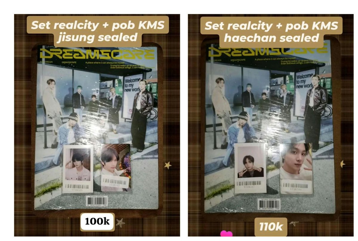 zaidduy's tweet photo. WTS PHOTOCARD (PC)/ALBUM MOSTLY AAB NCT DREAM SEALE

✨TAKE ALL 1,8JT AJAA✨

🐻 Sulawesi (Sultra)
🐻 Take 10+ boleh nego
🐻 Split/full tf/payment oren
🐹 Gratong
🐹 Exc pack
🐹 Exc adm 22%
🐹 Get free

Haechan jaemin Jeno Mark jisung wonyoung REALCITY full spread melet b ver https://t.co/KNbcBu827P