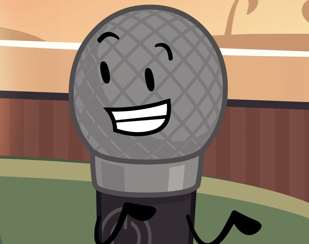 DailyMicII's tweet photo. ࣪𖤐 Day 480 🎤
>> Microphone Inanimate Insanity gesturing next to dot png https://t.co/Zl9Ir4nEXj