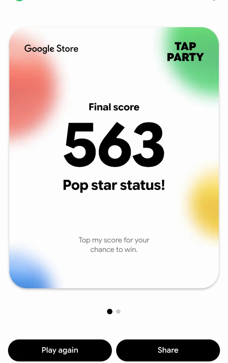 DailydiscountIN's tweet photo. Just popped my way to a new high score in #TapParty! 🎈Celebrating Google’s 28th Birthday with plenty of rewards along the way. Think you can beat my score? 👀
https://t.co/2URcJcCPO9
#GoogleBirthday2026 #TapParty #MadeByGoogle https://t.co/WclEGAdqks