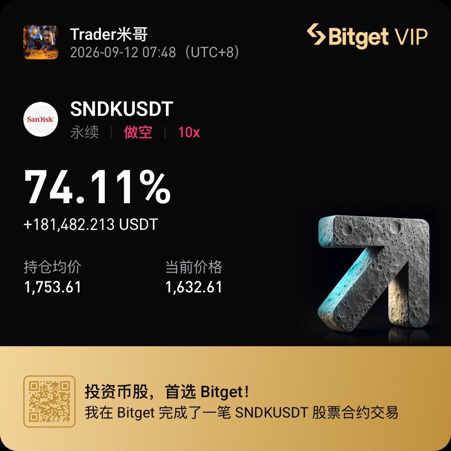 trader_mige's tweet photo. #SNDK $SNDK 炒股我也会，前天看到假突破入场机会，现在盈利一百多万。
VIP策略���，米哥crypto美股贵金属都做。 https://t.co/qx8tDOpls9