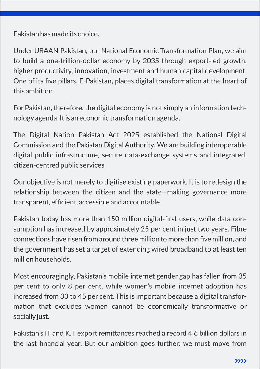 betterpakistan's tweet photo. My speech at the Opening Ceremony of SCO Digital Economy Forum held in Urumqi, China 
15th Sept, 2026

1/2 https://t.co/grMbpkhRVr