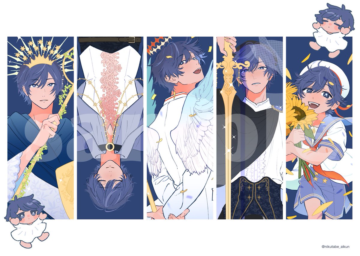 nikutabe_aikun's tweet photo. 【お知らせ】
タロットカードのイラストを数点描かせていただいております💫
箔押しのデザインがとても素敵です✨
ぜひよろしくお願いいたします！ https://t.co/UCu5vW0NTB