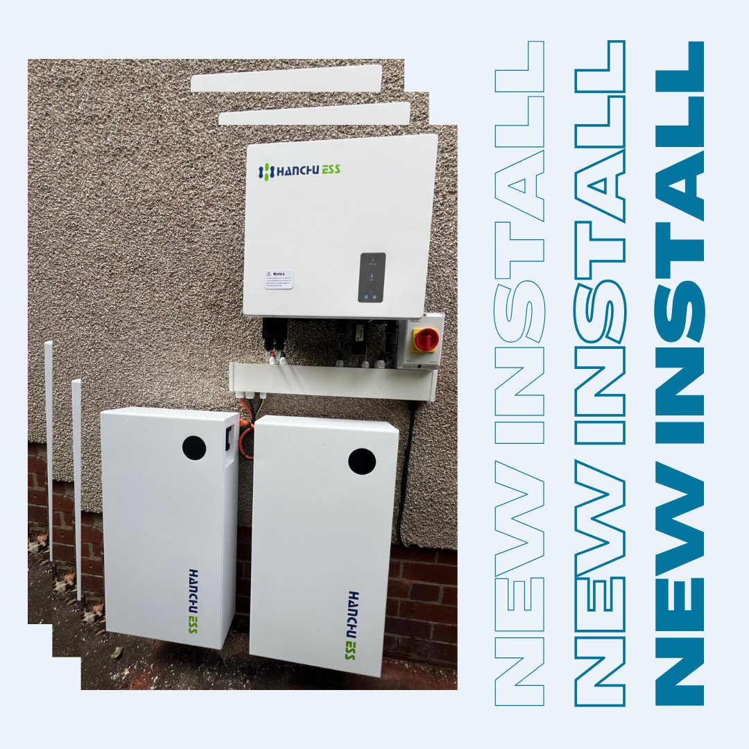BlueApeLtd's tweet photo. Another Hanchu ESS battery installation completed by the Blue Ape Renewables team.

A clean setup helping the customer take more control of their energy use.

Get in touch: 0151 452 4085

#BatteryStorage #HanchuESS #RenewableEnergy https://t.co/wJxWrypFyu