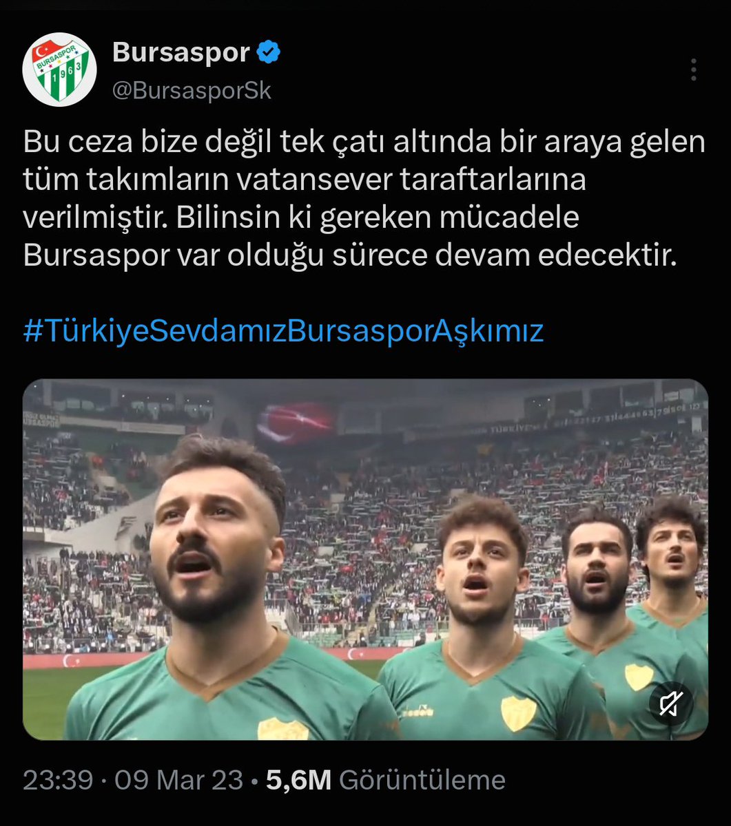 emircann1963's tweet photo. Bursaspor'un amedsporu rezil rüsva edip şu tweeti atması... Türkiye'de şunu yapacak başka hiçbir takım, kuruluş yok. https://t.co/LtagPRXj8q