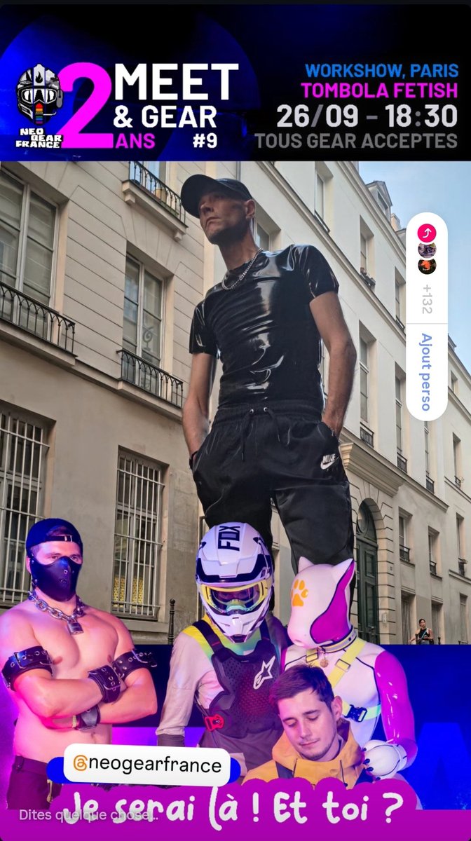 idfpaolo95's tweet photo. Ne manquez pas la prochaine soirée Meet and Gear #9 le 26/09 au WorkshoW PARIS ! 📅😈✨🍻🔥🎶 #MeetAndGear #Soirée #Paris #WorkshoW
#neogearfrance https://t.co/trQv5KntBM